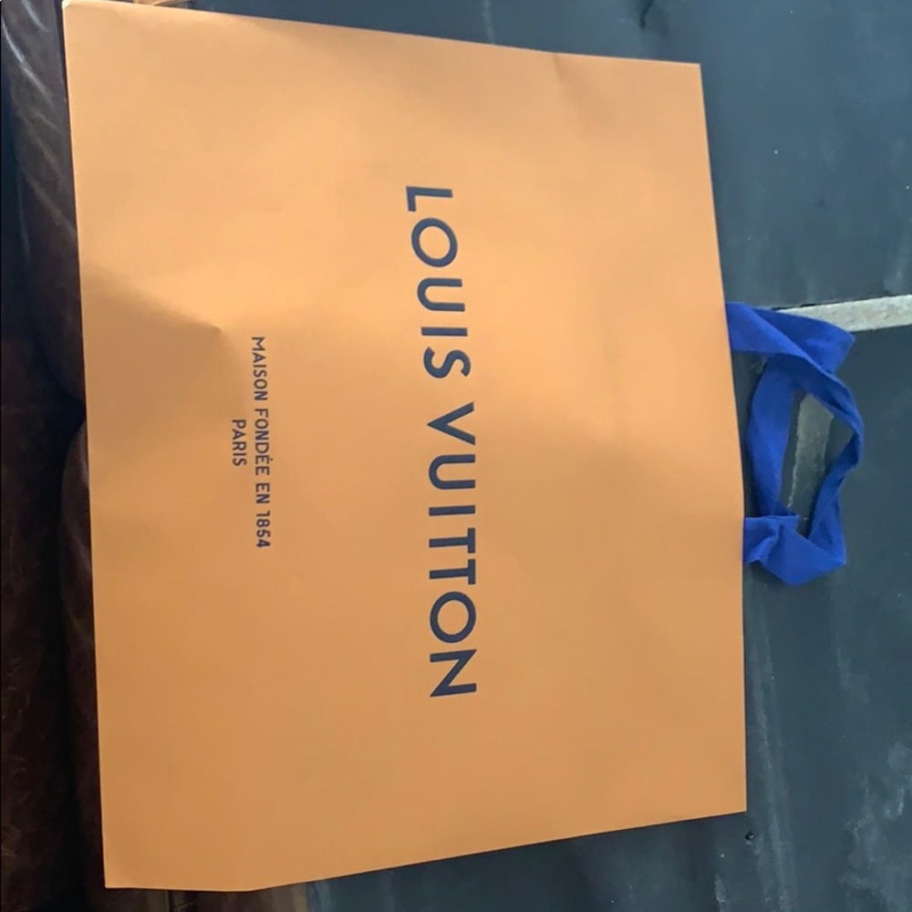 Large authentic Louis Vuitton shopping bag
